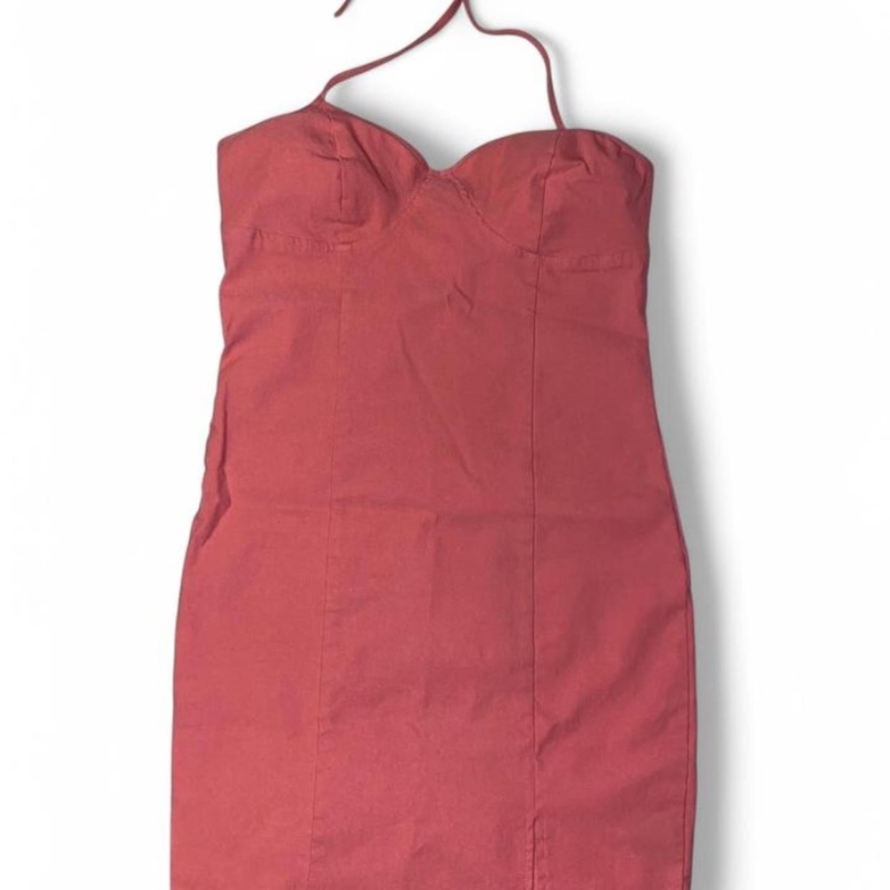 Vintage by Wearever Pink Spaghetti Strap Bodycon Mini Dress in women’s size XL.